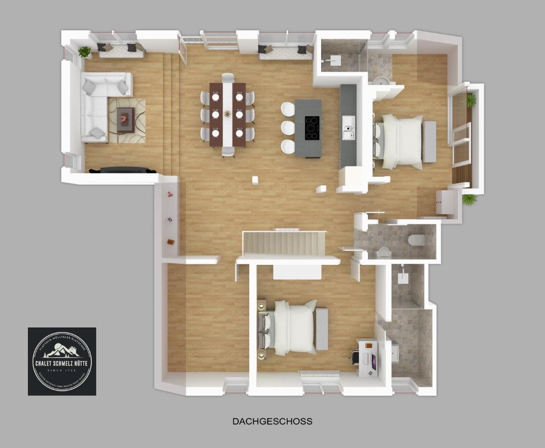 Chalet Schmelz Huette Mit Sauna Und Garten Flattach Exterior foto